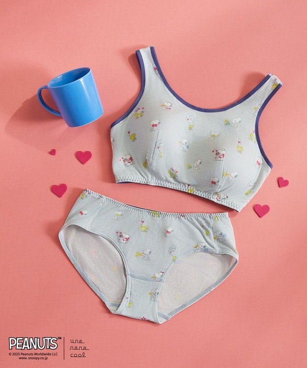 une nana cool 【スヌーピー】PEANUTS × une nana cool ナイトアップブラ SNOOPY GY
