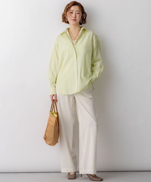 23区 【VERY・Oggi掲載】コンビカラー オーバル イヤリング ゴールド系