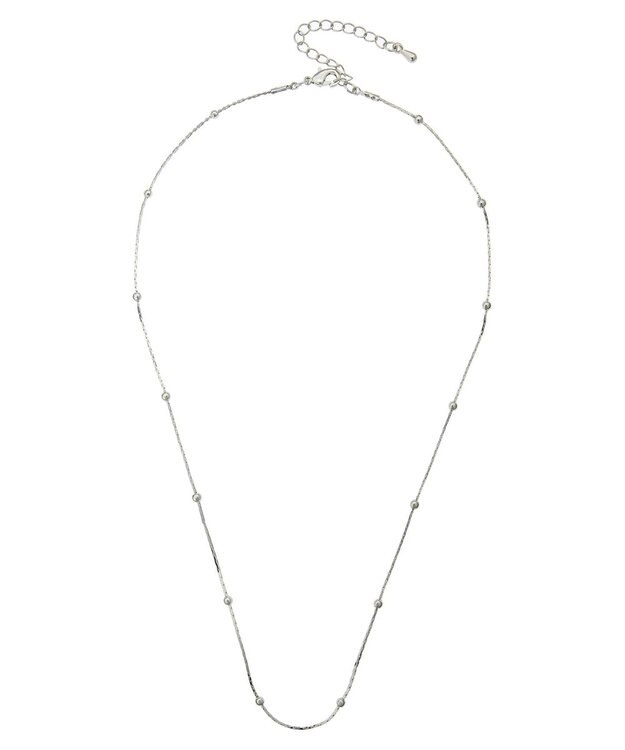 AMERICAN HOLIC ボールスリムチェーンネックレス Silver