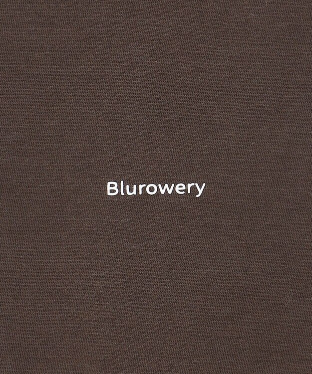 BEIGE， 【洗える】CAMPANULA / メッセージプリントTシャツ Brown