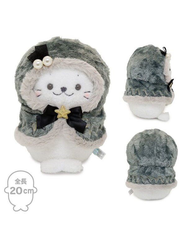 Mother garden しろたん ブラックホーリー ぬいぐるみ 《しろたん》 単品 しろたん