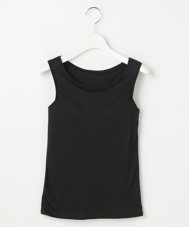 自由区 L 【ワコールコラボ・2点SET】シアーチェックニット プルオーバー ブラック