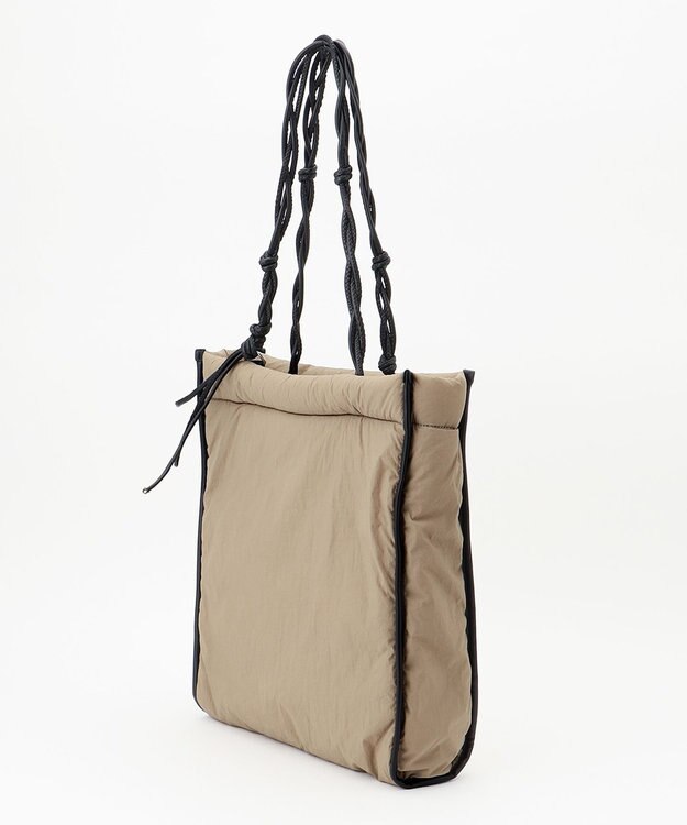 united bamboo 【辺見えみりさんコラボ】パデッドトートバッグ ベージュ系