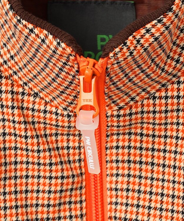 PW CIRCULUS 【WOMEN】CLASSICAL×SPORTY  ジップアップブルゾン オレンジ系5