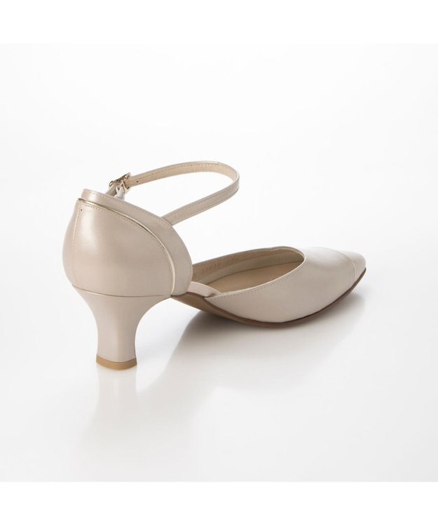 Riz raffinee <Riz raffinee>ポインテッドトゥセパレートパンプス ライトピンクメタリック