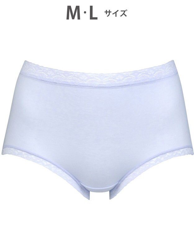 WACOAL 【ディアヒップ】 ショーツ はきこみ丈ふかめ 綿混(身生地) ヒップを包みこむフィット感 やさしいはきごこち PPA112 /ワコール ブルー