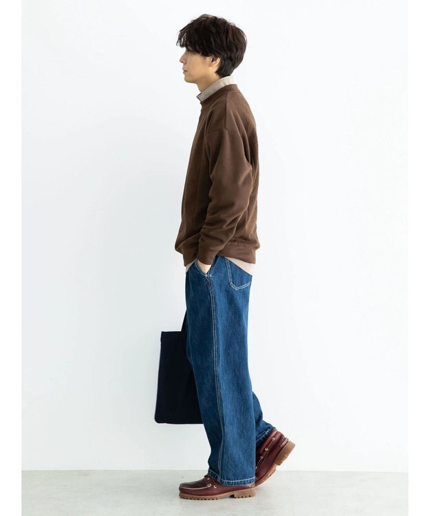 CRAFT STANDARD BOUTIQUE ＪＱカット切り替えプルオーバー1 Brown