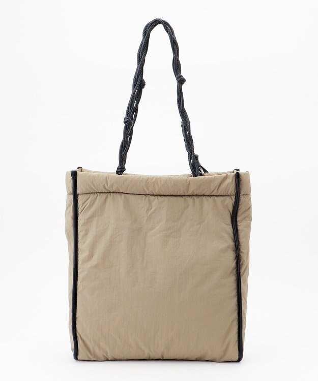 united bamboo 【辺見えみりさんコラボ】パデッドトートバッグ ベージュ系