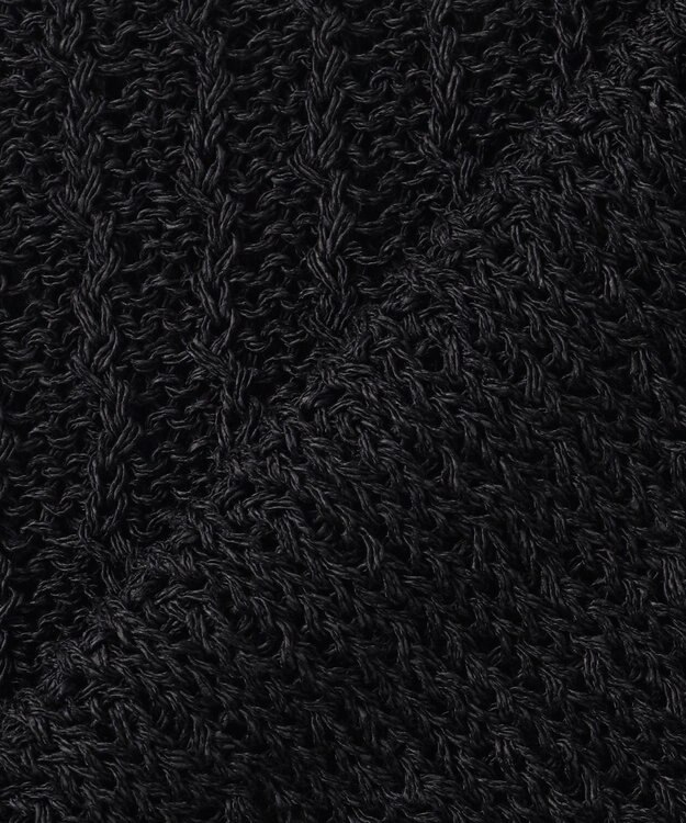 BEIGE， ATACAM / テープヤーン ノースリーブニット Black