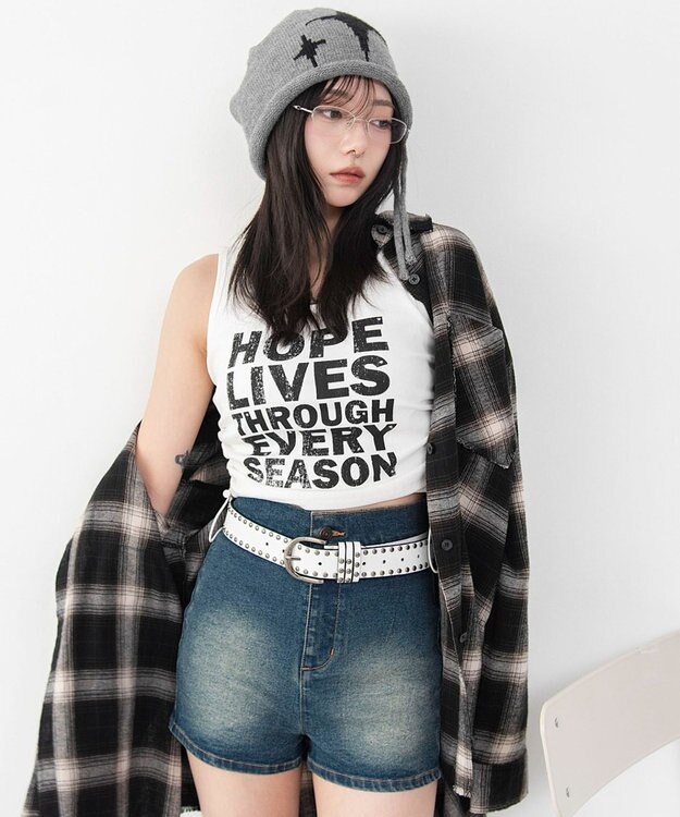 WEGO デザイングラフィックカップインタンク ホワイト