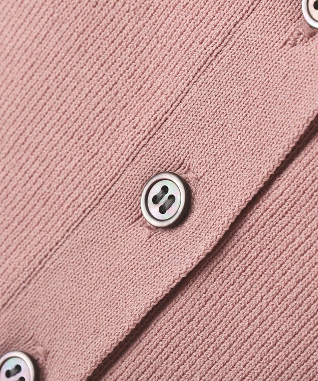 YECCA VECCA [UVカットマシンウォッシャブル]アンサンブルニット Pink