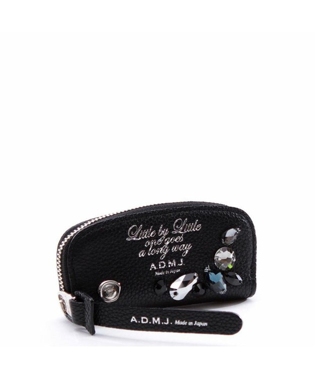 A.D.M.J. モーツァルト クリスタルソーイングコインケース BLACK