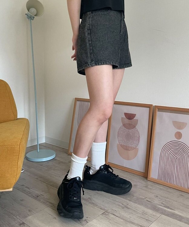 WEGO デニムショートパンツ ブラックその他