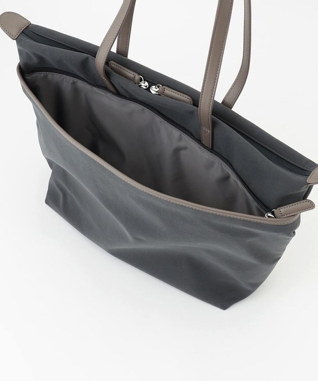 Y'SACCS コットンライクナイロントート Mサイズ グレー