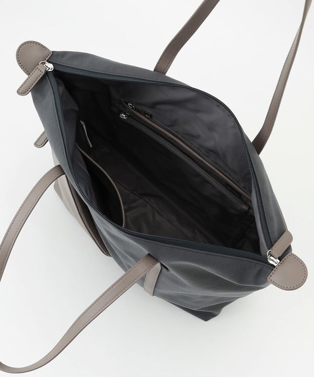 Y'SACCS コットンライクナイロントート Mサイズ グレー