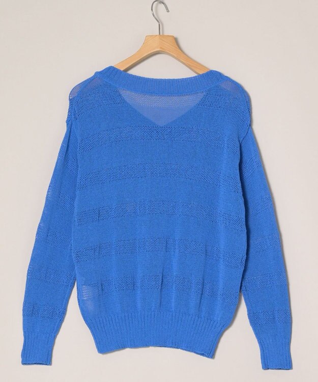 ONWARD Reuse Park 【組曲】ニット春夏 ブルー