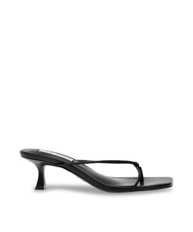 STEVE MADDEN BRINNIE トングヒールサンダル ブラック