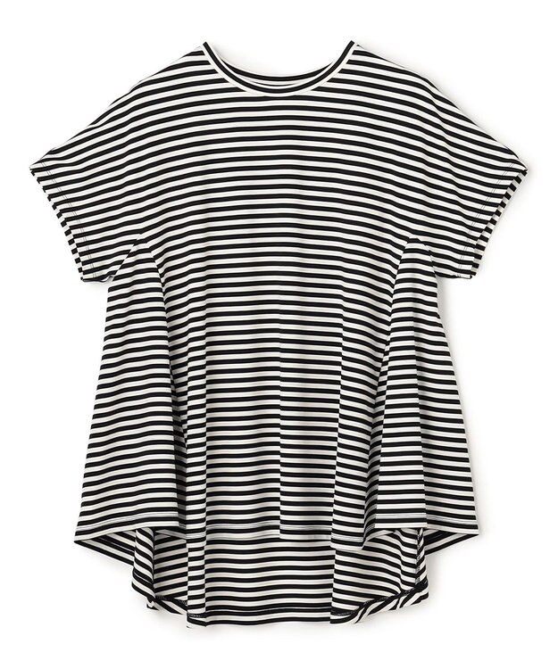 UNFILO 【一部店舗限定カラー】BEAUTY FORM-T フレアTシャツ ボーダー