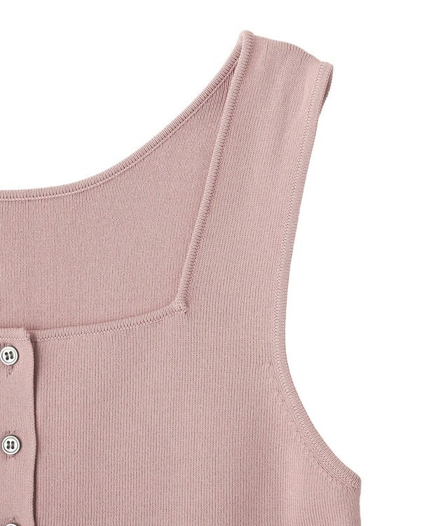 YECCA VECCA [UVカットマシンウォッシャブル]アンサンブルニット Pink