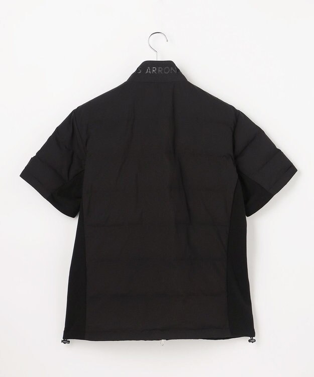 23区GOLF 【MEN】半袖パディングブルゾン ブラック系