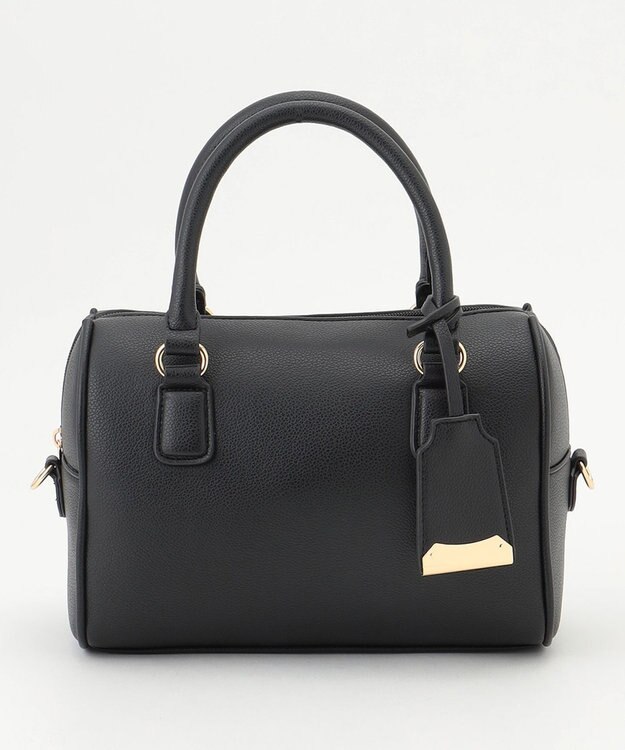 ANY SIS 【2WAY】カラーミニボストン バッグ ブラック