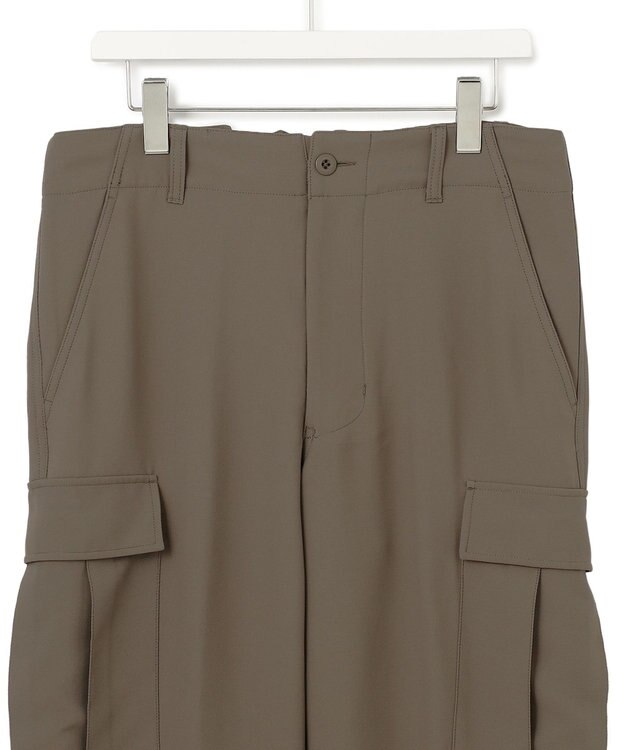 J.PRESS YORK STREET 【UNISEX】ジャージライクツイル カーゴパンツ カーキ系