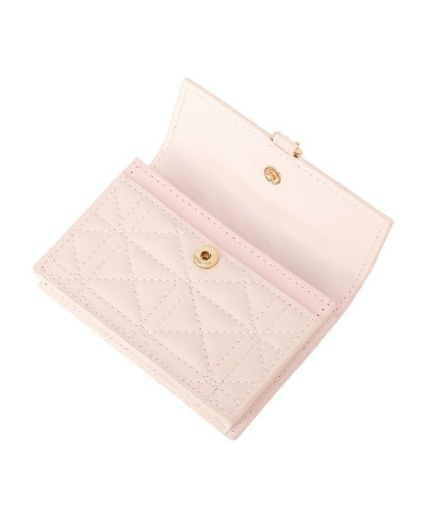 Maison de FLEUR キルティングカードケース Pink