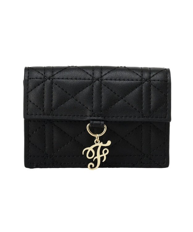 Maison de FLEUR キルティングカードケース Black