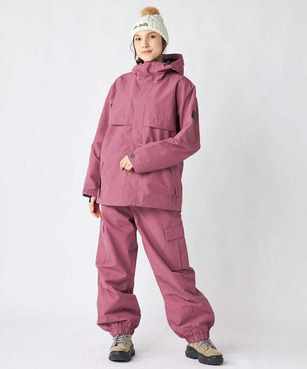 OP／FILA 【ocean pacific】 スノーウェア ワークスタイルカーゴパンツ ワインレッド