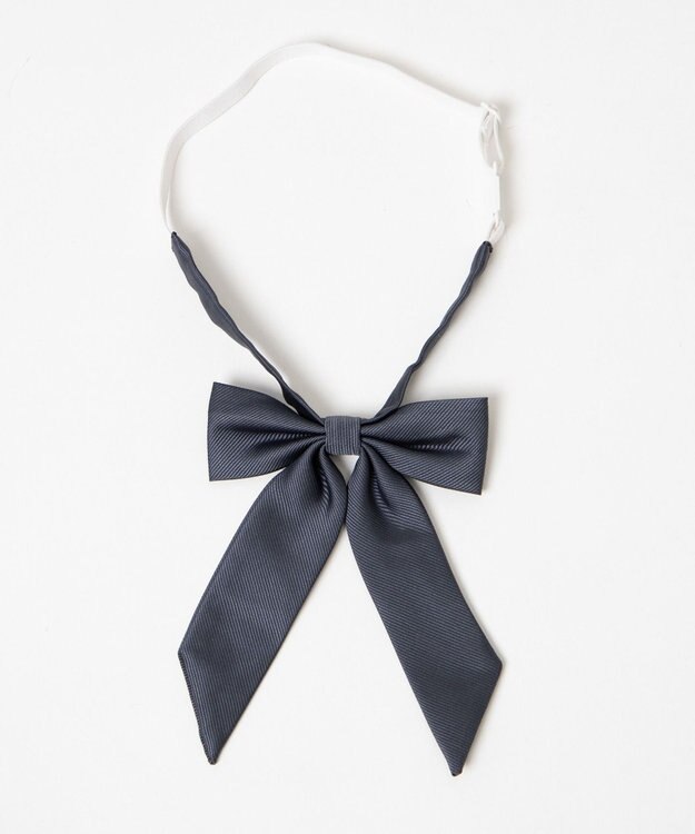 WEGO 【SCHOOLITEM】セミロングスクールリボン グレー