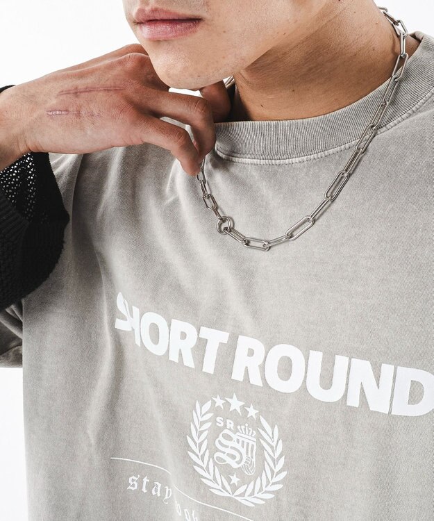 WEGO 【ユニセックス着用ITEM】ブリーチエンブレムロゴT（SS） グレー