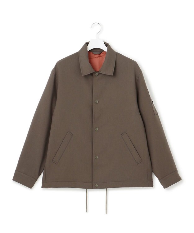 J.PRESS YORK STREET 【UNISEX】ウールライク MA-1コーチジャケット カーキ系