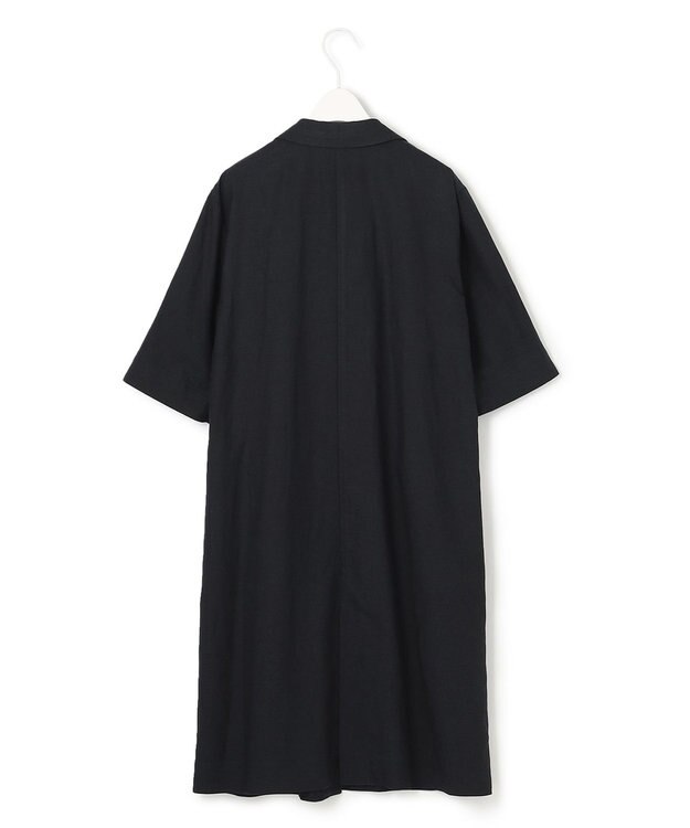 ICB 【洗える】 Unleash  半袖ロングジャケット ネイビー系