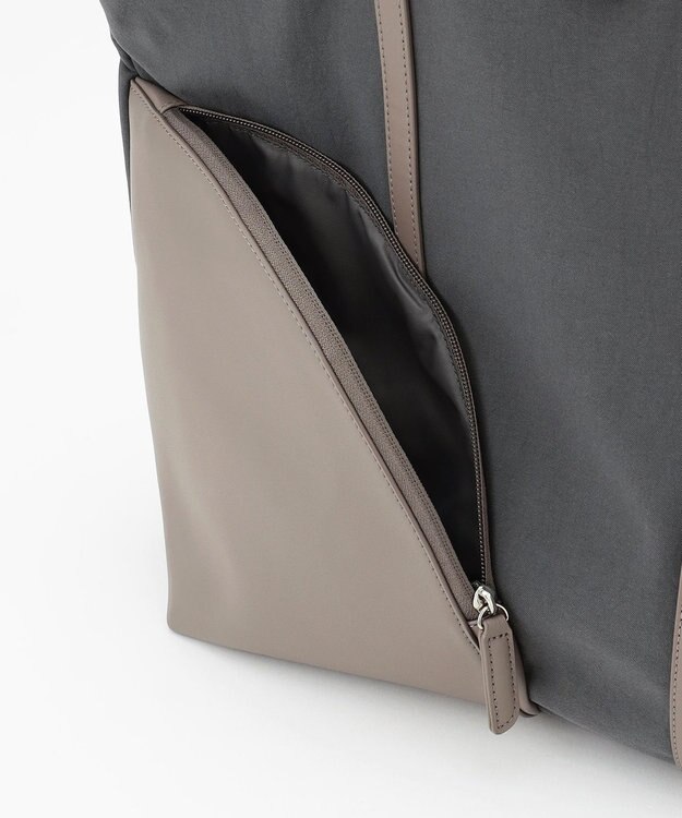 Y'SACCS コットンライクナイロントート Mサイズ グレー