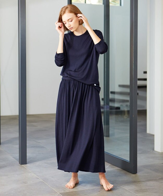 BEIGE， 【B】SIENNA / カットソー Navy