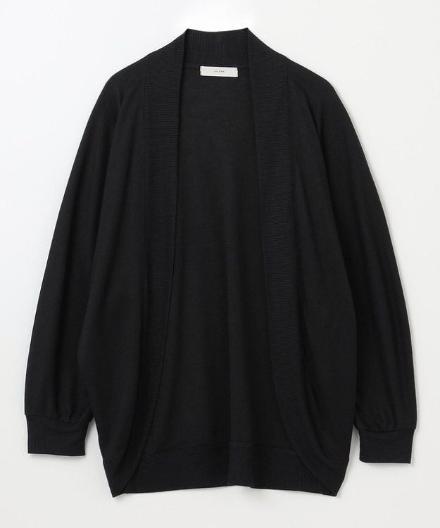 ANY 【洗濯機可/UVケア】ドルマンスリーブカーディガン ブラック