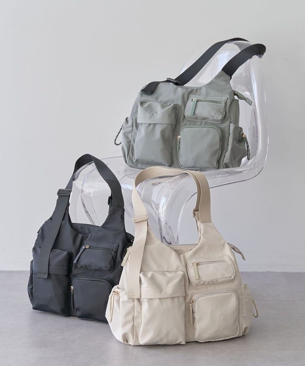 Green Parks 収納アドバイザー監修アウトポケットトート Ivory