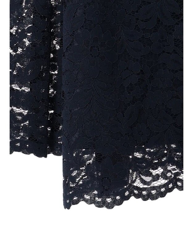 Green Parks ｅｆ－ｄｅ　レースクルーネックブラウス Dark Navy