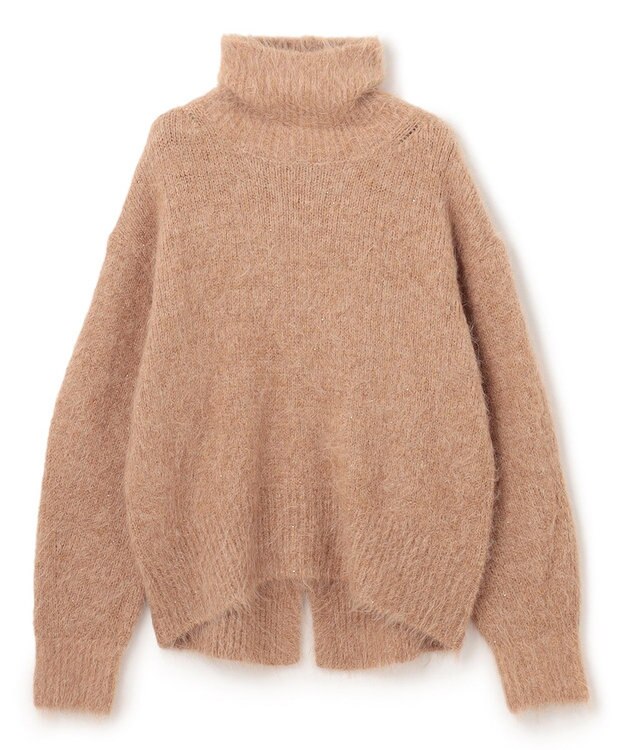 BEIGE， PERCIER / タートルニット Camel