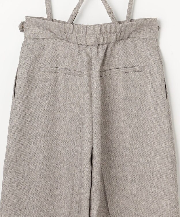 ANY SIS 【2WAY】サスペンダー付き ワイドパンツ ベージュ