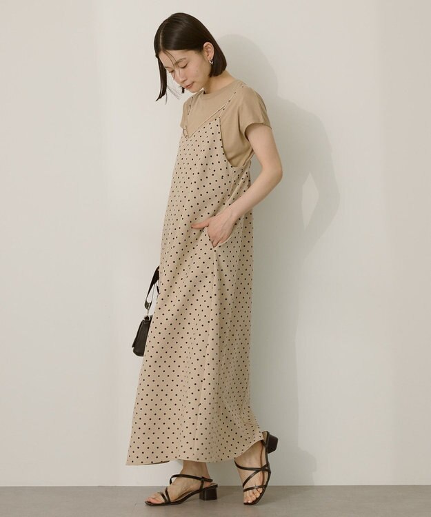 AMERICAN HOLIC ダブルストラップキャミワンピース【WEB限定カラー有り】 Dot