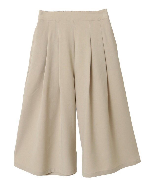 earth music&ecology 選べる丈タックスカーチョ Beige