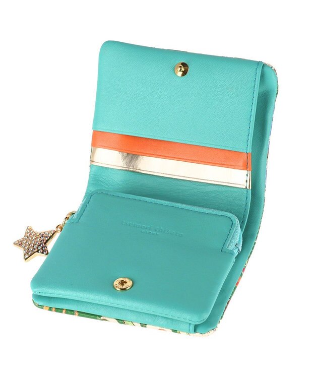 tsumori chisato CARRY ハッピースタッフ　ミニ財布　2つ折り グリーン