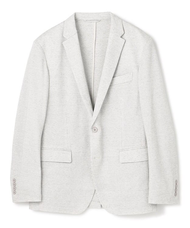 JOSEPH HOMME 新素材【通気性/ストレッチ】グリットタックジャージー   ストレッチジャケット ライトグレー系