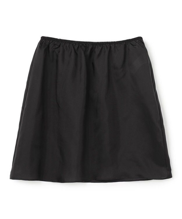BEIGE， FLUORITE / 異素材コンビ レーススカート Black