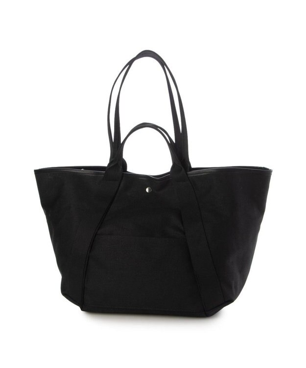UNBILLION VERYコラボ カシュカシュ cachecache / 2WAYビッグキャンバストートバッグ ブラック
