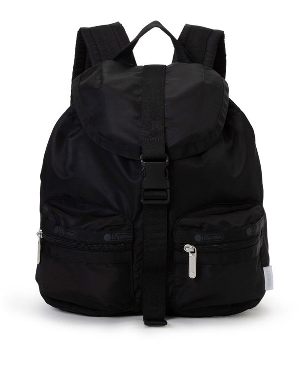 LeSportsac SMALL VOYAGER MH/ブラックサテンスナイデル ブラックサテンスナイデル