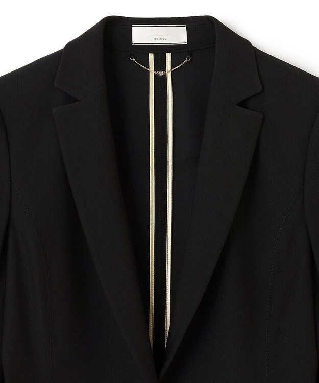 BEIGE， LUIZA / テーラードジャケット Black