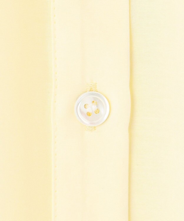 23区 【洗える】シアーコットンシルク ハンカチーフヘム デザイン シャツ ライトイエロー系