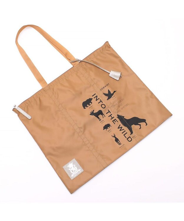 A.D.M.J. 【ナイロン】オリタタミバッグL WALNUT